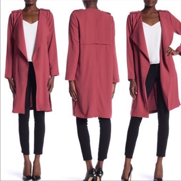 Elodie Drape Front Trench - Picture 3 of 8